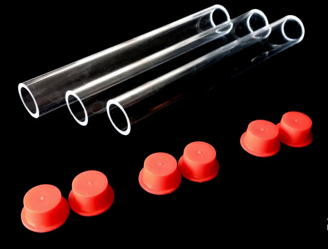 Acrylic Perspexu00ae Tube Plastic 12 Inch Lengths 5mm To 180mm Clear Rigid Pipe Uk 556588 - Foto 4