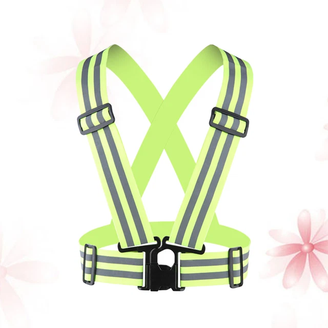 Gilet da corsa riflettente cintura bambini gilet di sicurezza alta visibilità per sport