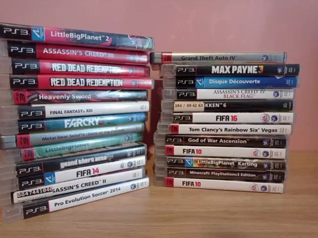 Lot 25 Jeux Playstation 3 PAL (NL/FR)