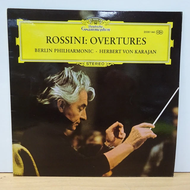 SAX 2378 ROSSINI Overtures William Tell etc Karajan 1961 Columbia