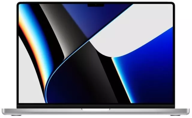 Apple MacBook Pro 16" (512GB SSD, M1 Pro, 16GB) Laptop - Argento - MK1E3T/A...