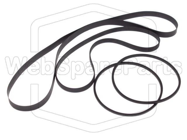 Courroie pour Platine Vinyle SABA TD 9451 EUROPEEN Naturel Caoutchouc