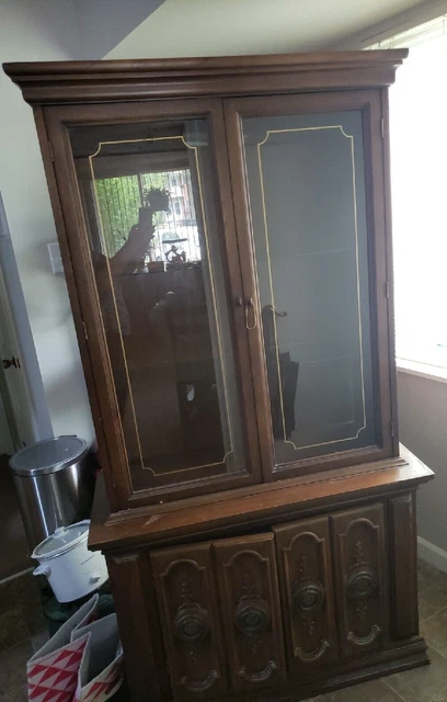 Vintage Hutch 74" X 17 "X 38