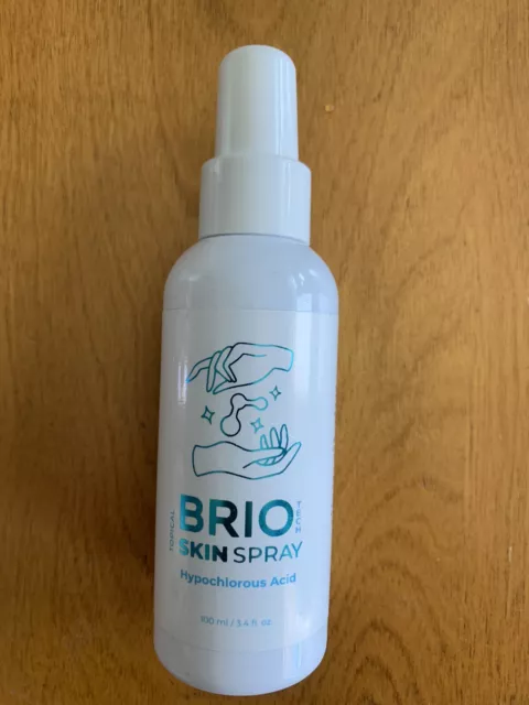 Briotech Hypochlorous Acid Skin Spray - Safe for Use on Acne 3.4 Fl. Oz.