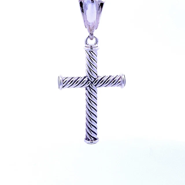 David Yurman Cable Cross Pendant