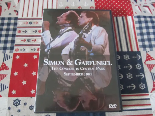 SIMON & GARFUNKEL The Concert In Central Park September 1981 Dvd Region ...