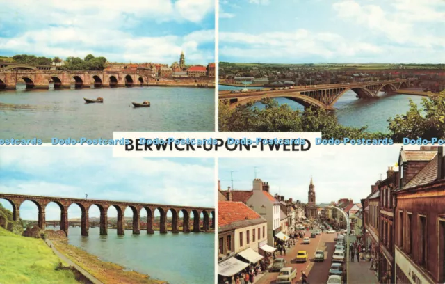 R686259 Berwick Upon Tweed. The Old Bridge From Tweedmouth. Multi View