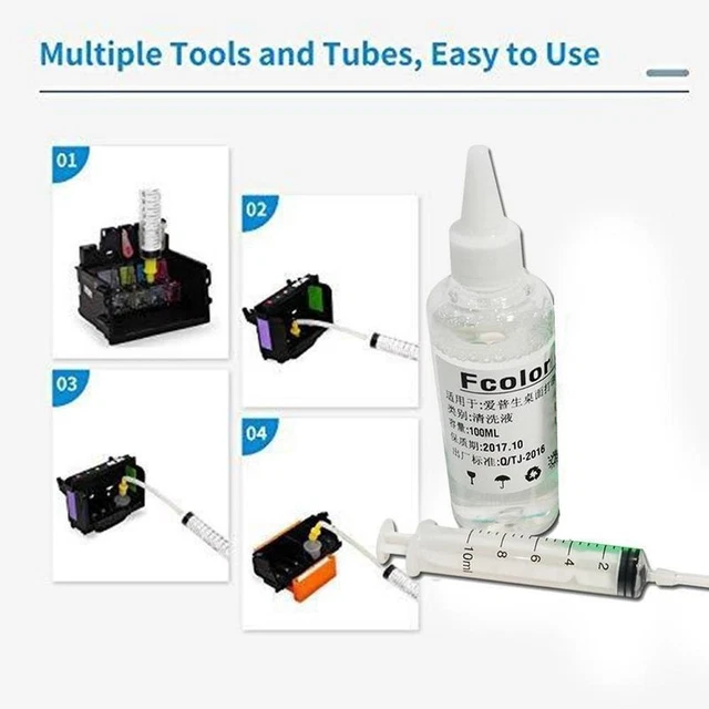 EPSON PRINTER CLEANING Kit Unblock Print Head Nozzles 2024 Flush ...