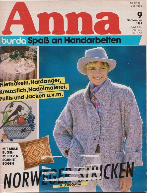 Anna BURDA Spaß an Handarbeiten 9 /1987