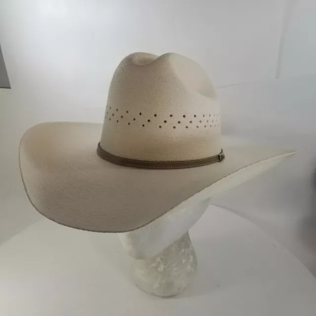 Atwood Hat Company Marfa Beige 7x Beaver? or Straw? Cowboy Hat Long Oval Size 7