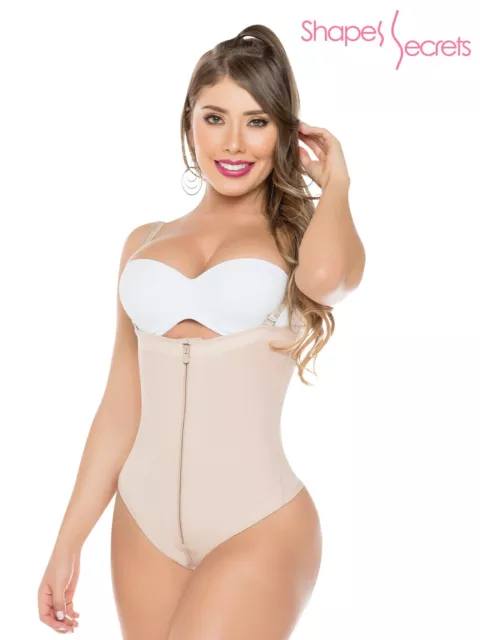 Fajas Colombianas Womens high cut panty shaper seamless shapewear panty  abdominal thermal zone fajas mujer para bajar de peso-Shapewear & Fajas USA  