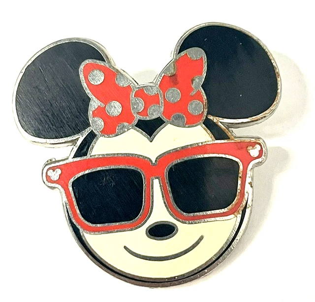 Disney Minnie Mouse Sunglasses Emoji Blitz Booster Pin