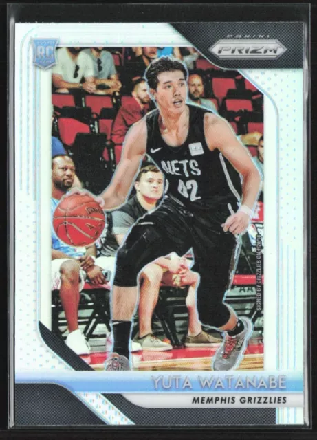 Yuta Watanabe 2018-19 Panini Prizm Silver RC B #146 Memphis Grizzlies