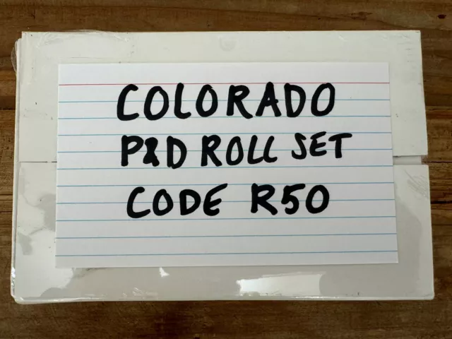 2006 Colorado P&D State Quarter Rolls in Sealed Mint Box R38