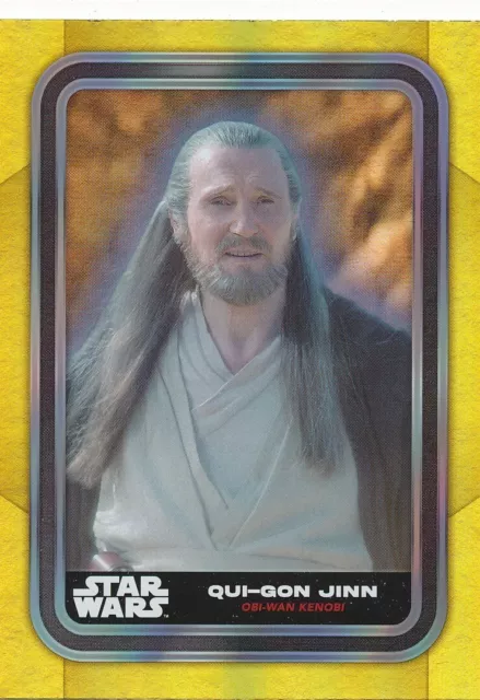 2019 Topps Star Wars Chrome Legacy Qui-Gon Jinn Darth Maul The Death of #23  pv4