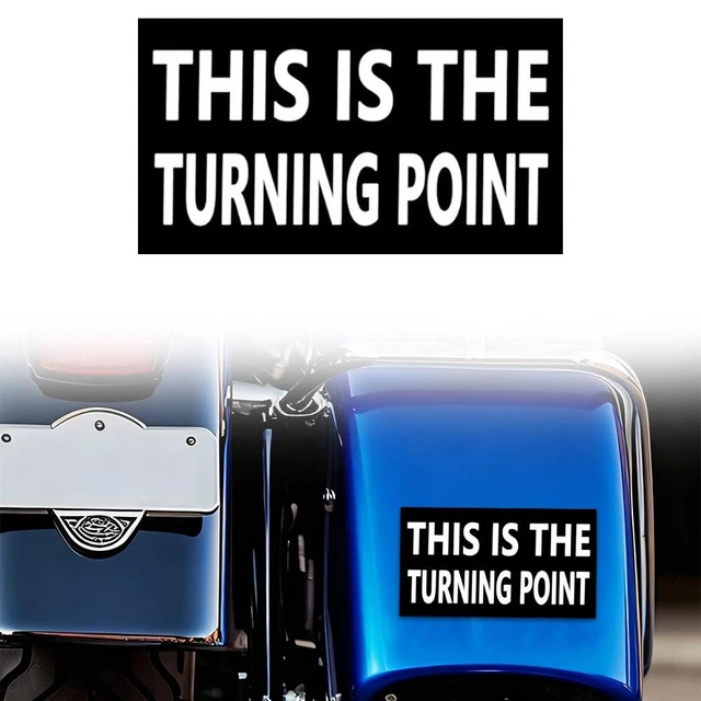 THIS IS THE Turning Point Stickers Window Waterproof Car Stick U3,, £2. ...