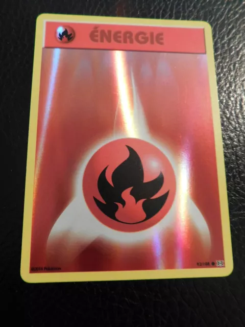 Carte Pokémon HOLO REVERSE Energie Feu 92/108 XY12 XY Evolution Français