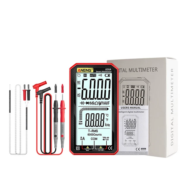 ANENG 4,7 pouces LCD Affichage AC /  Multimètre numérique Multimètre U6T6