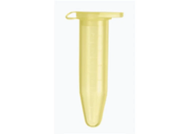 Fisherbrand Microcentrifuge Tube 1.5mL Grad. Flat Yellow, 5000/Cs Cat#02-682-555