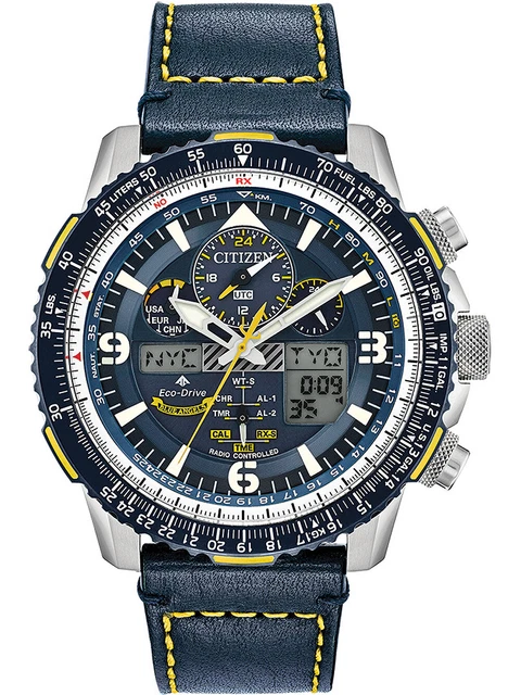 Citizen Montre Homme « tsuki-yomi » Radiocommandée Phase De Lune (43 mm