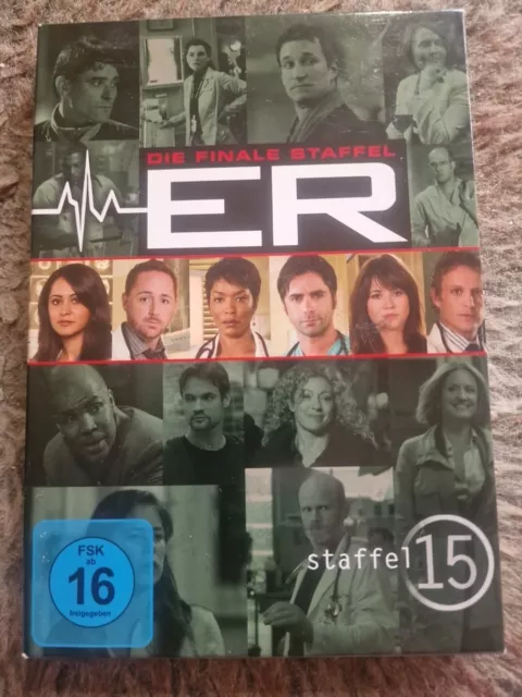 ER - Emergency Room DVD Staffel 15 [3 DVDs]  Zustand sehr gut