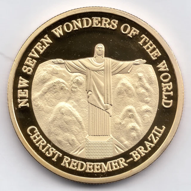 Brazil 2007 39.95 mm 28.75 g Christ Redeemer Wonders of the World