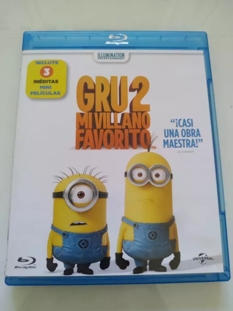 Gru 2 Mi Villano Favorito Minions 2013 - Blu-Ray Español Ingles Region B Am