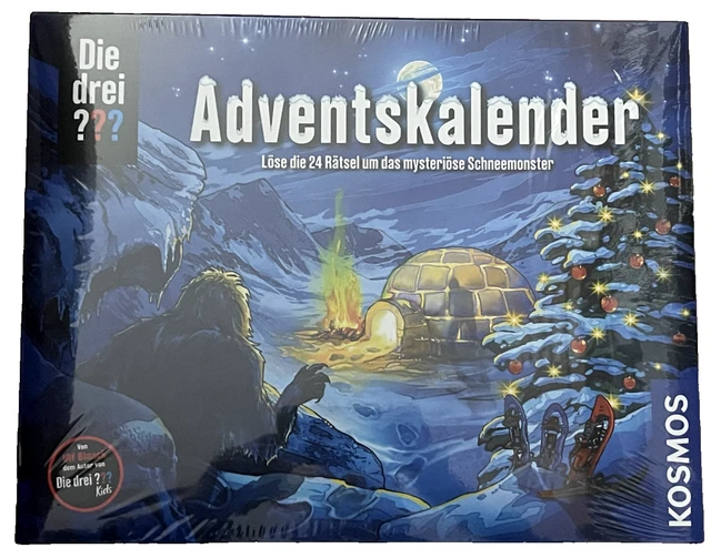 KOSMOS 632533 DIE DREI ??? Adventskalender 2023 Weihnachtskalender 24