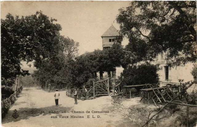 CPA SANNOIS - Chemin de Cormellies aux Vieux Moulins E.L.D (519278)
