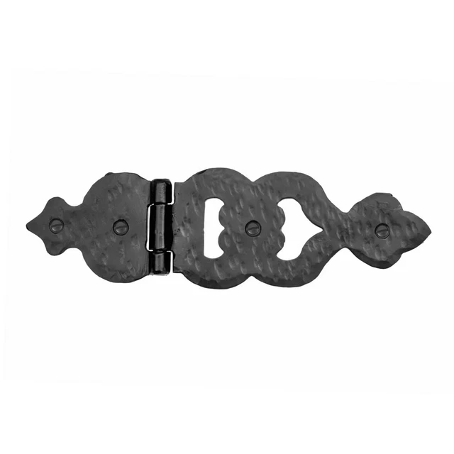 2 Pack 7.75" Decorative Strap Hinge For Doors, Gates & Furniture Hand Forged