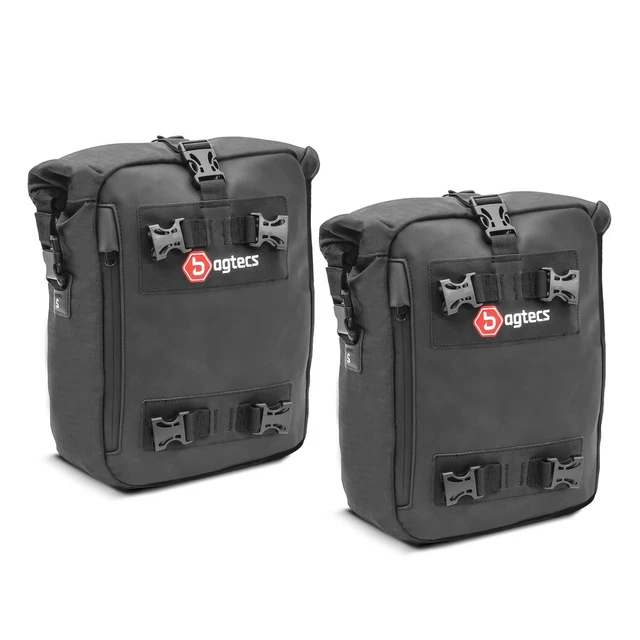 Sacoche étanche Bagtecs K4 Pour Moto - 10L, Idéale Pour Pare-carter, Rangement Moto étanche