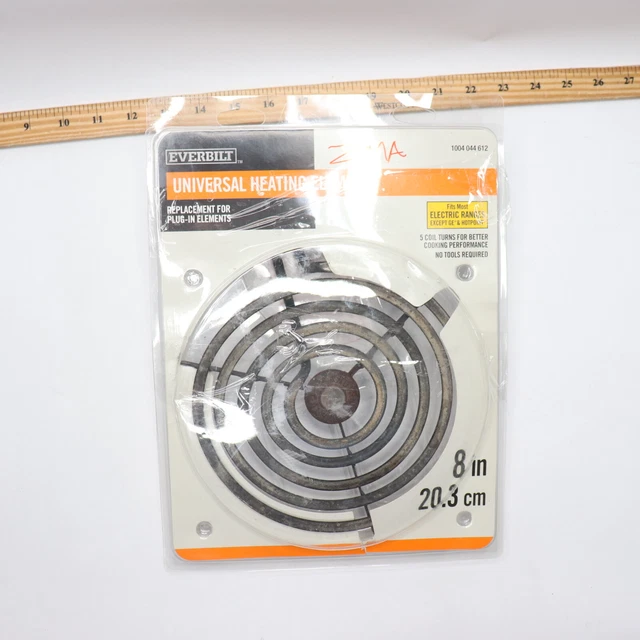 EVERBILT UNIVERSAL HEATING Element For Electric Ranges Used 8" 1004 044