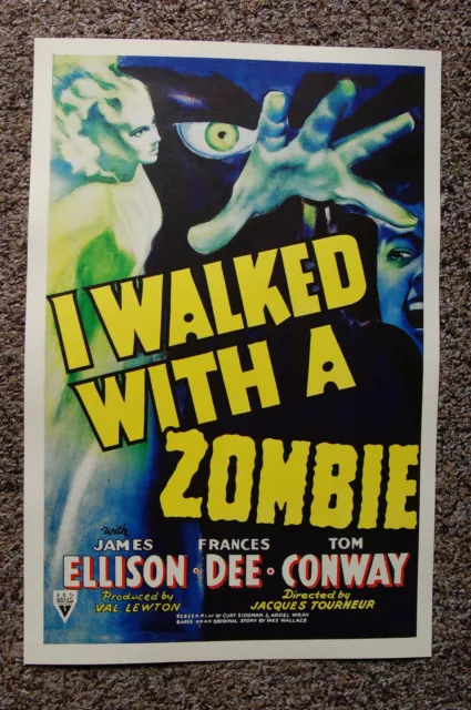 I Walked with a Zombie Lobby Card Movie Poster James Ellison