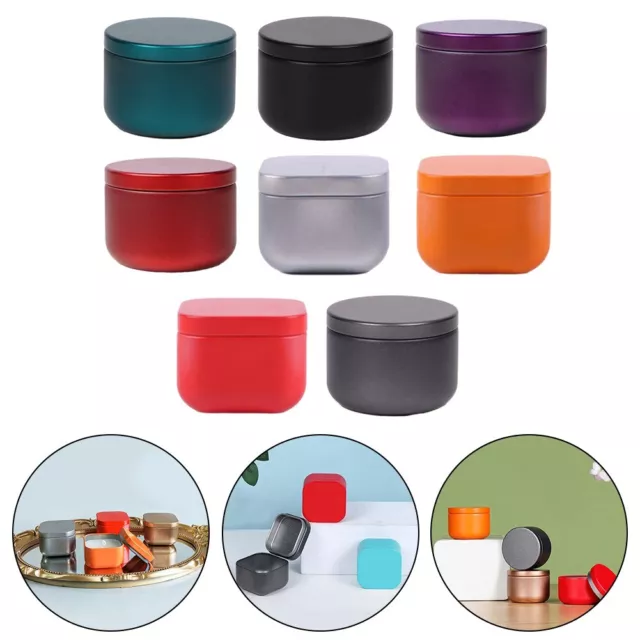 Durable Storage Jar Portable Tinplate Various Colors Available Decoration