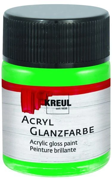 Kreul Acryl Glanzfarbe grün 50 ml  Verzierfarbe