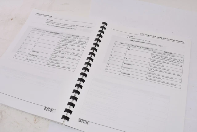SICK OMNI Portal Systems Workshop Training Manual December 2005 3