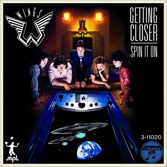 REPRO PHOTO WINGS Getting Closer PAUL McCARTNEY BEATLES 7