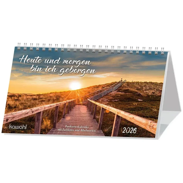HEUTE UND MORGEN bin ich geborgen 2026 | Kalender | Spiralbindung | 14