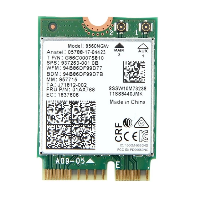 1730Mbps for  Dual Band Wireless AC 9560 Desktop Kit Bluetooth 5.0 802.11Ac6911