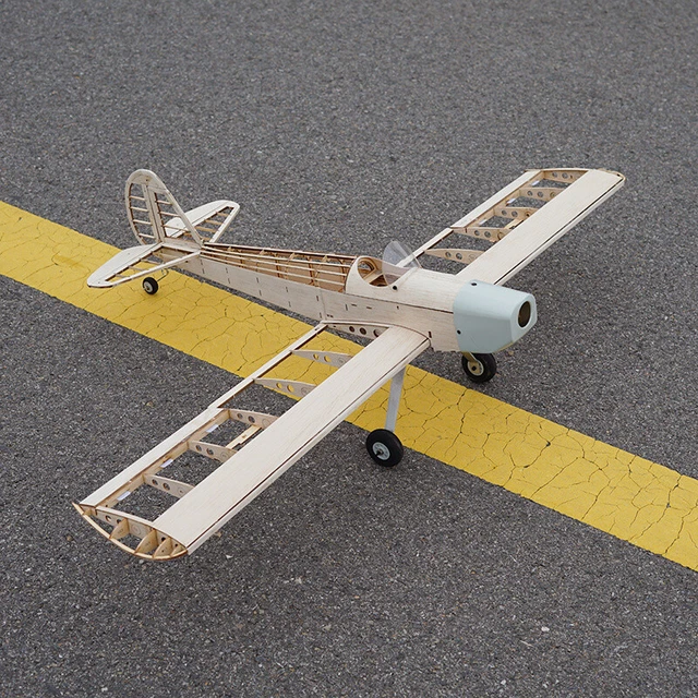 Modellino RC Demon King aereo ala fissa balsa legno aereo KIT apertura