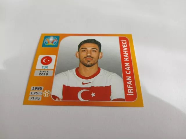 Panini Sticker EM Sticker Irfan Can Kahveci Türkei NEU