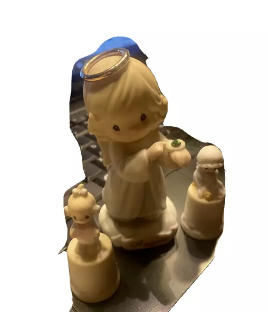 Lote de 3 vasos Precious Moments. 2-5""