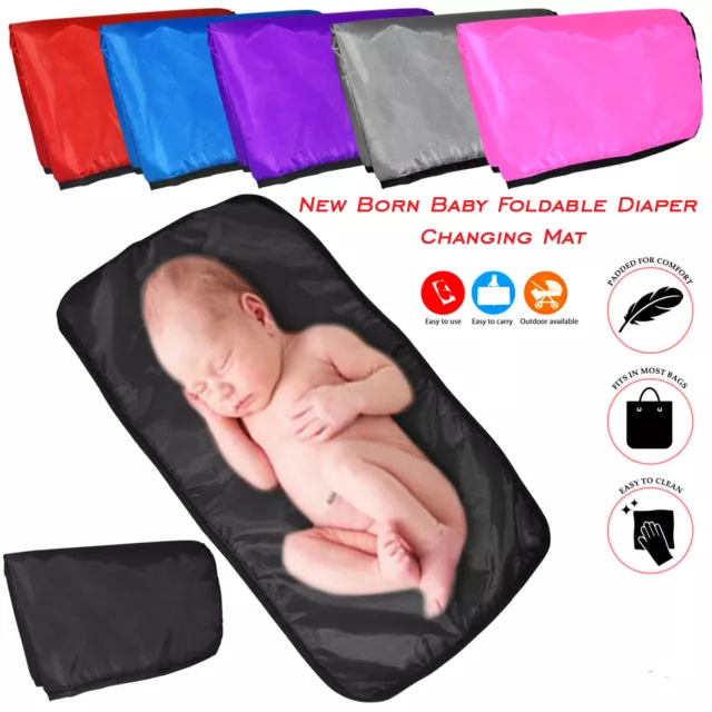 Portable Foldable Washable Baby Waterproof Travel Nappy Diaper Changing Mat Pad