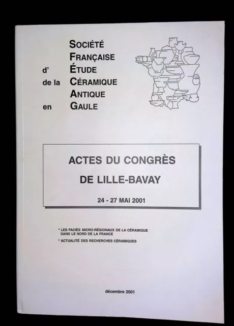 Actes du congrès de Lille-Bavay 24-27 mai 2001