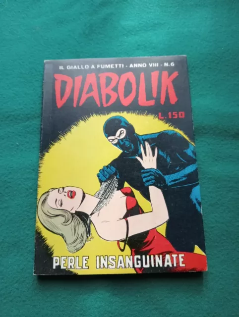 Diabolik Anno Viii Numero 6 Ottime Condizioni