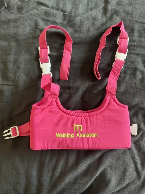 Baby Toddler Pink Walking Assistant Safety Reins Harness Walker Wings