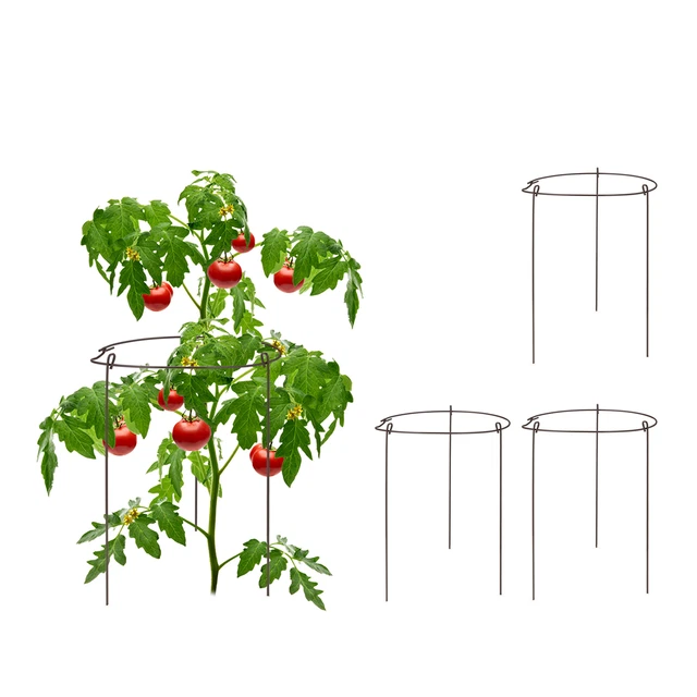 Rankhilfe 29 cm Pflanzenstütze 4er Set Blumenhalter Strauchstütze Staudenhalter