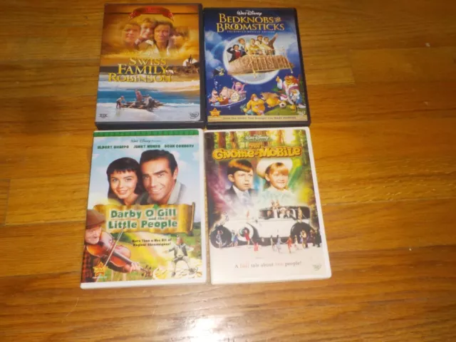 Swiss Family Robinson/Gnome-Mobile/Darby O Gill & the Little People/Bedknobs DVD