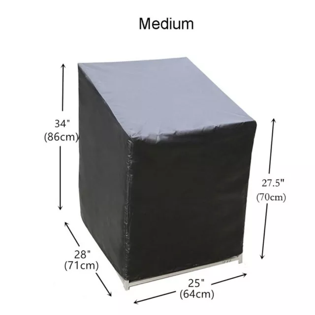 Waterproof Rain Chair Cube Cover Furniture Protective Cover Chair Dust Cover