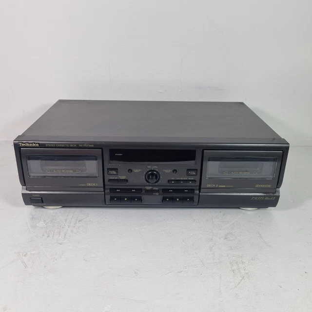TECHNICS RSTR373M2 VINTAGE Twin Cassette Tape Deck, Power Doors, New